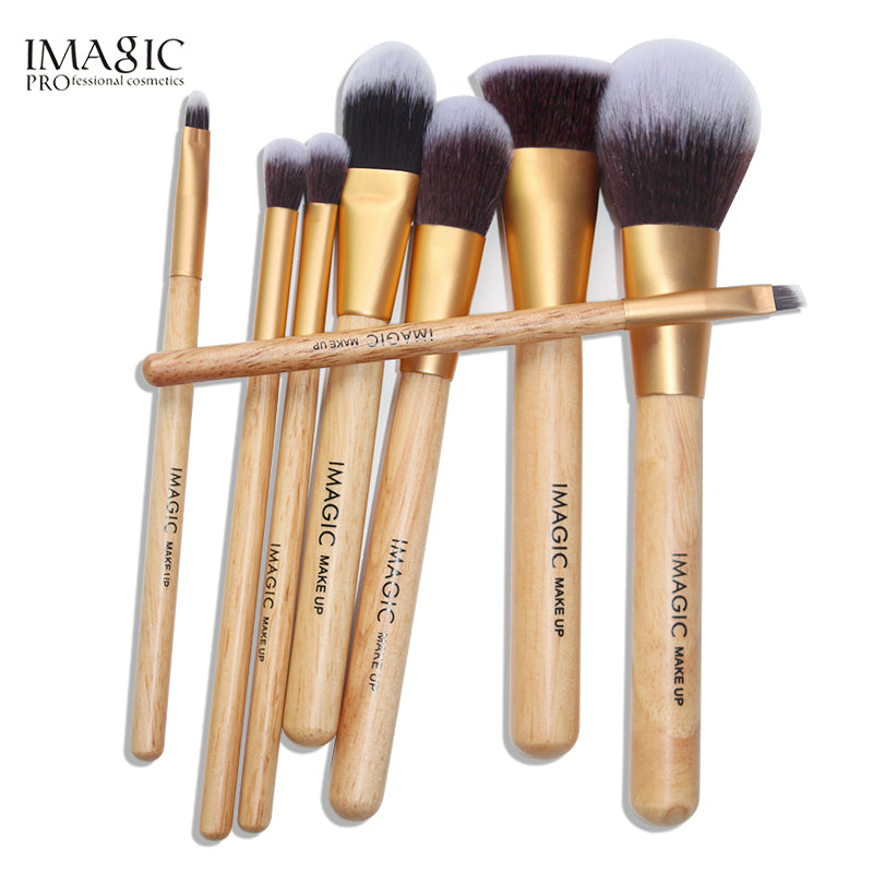IMAGIC 8 PCS BRUSH SET WITH ZIPPER BAG