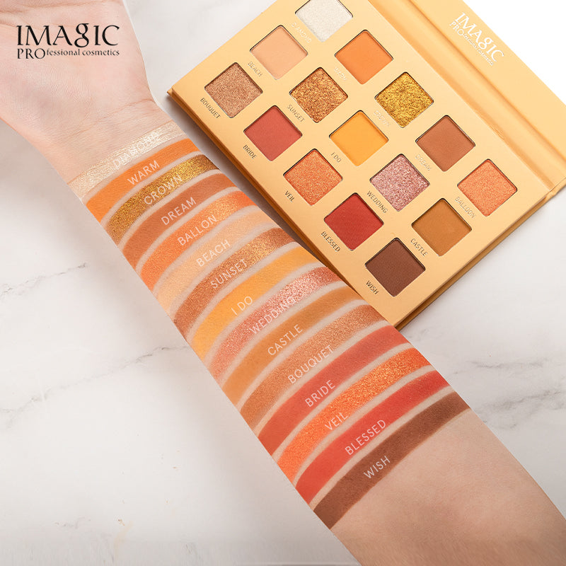IMAGIC 15 COLOR PINK SWEET GIRL EYESHADOW PALETTE