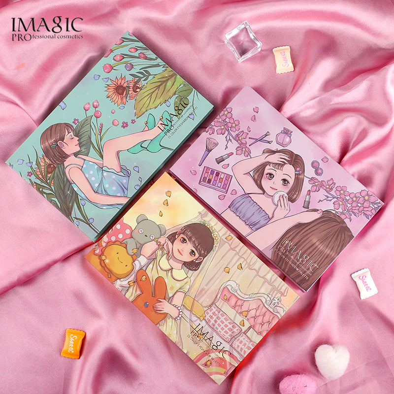 IMAGIC 15 COLOR PINK SWEET GIRL EYESHADOW PALETTE