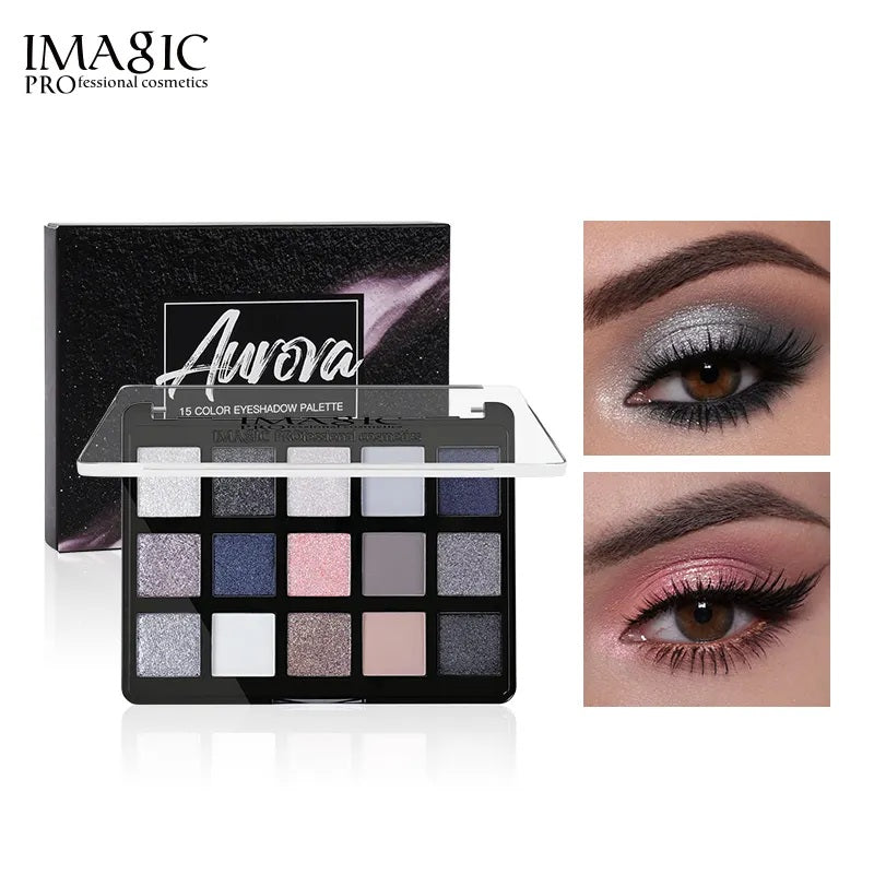 IMAGIC 15 COLOR AURORA EYESHADOW PALETTE (EY-362)