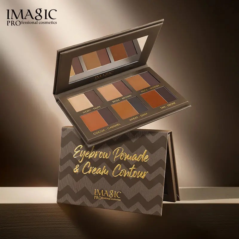 IMAGIC EYEBROW POMADE & CREAM CONTOUR PALETTE (EY-367)