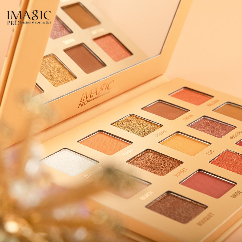 IMAGIC 15 COLOR PINK SWEET GIRL EYESHADOW PALETTE