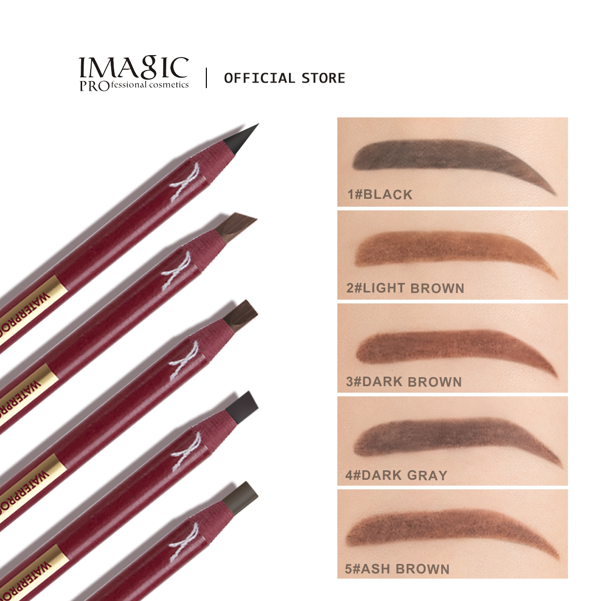 IMAGIC WATERPROOF EYEBROW PENCIL (EY-344)