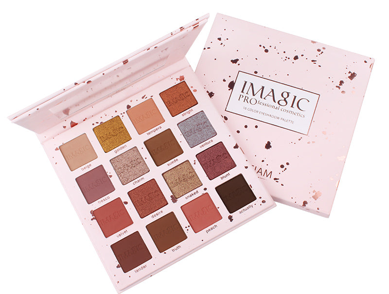 IMAGIC 16 COLOR PINK POP EYESHADOW PALETTE (EY-327)