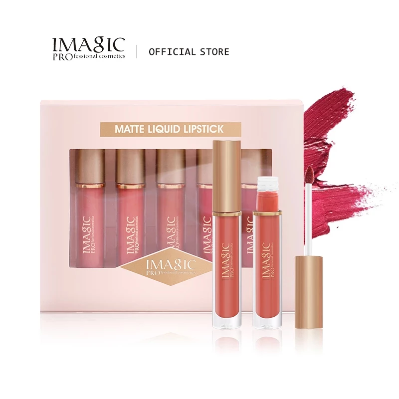 IMAGIC 5 PCS VELVET MATTE LIP GLAZE SET (LP-214)