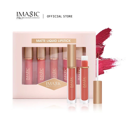 IMAGIC 5 PCS VELVET MATTE LIP GLAZE SET (LP-214)