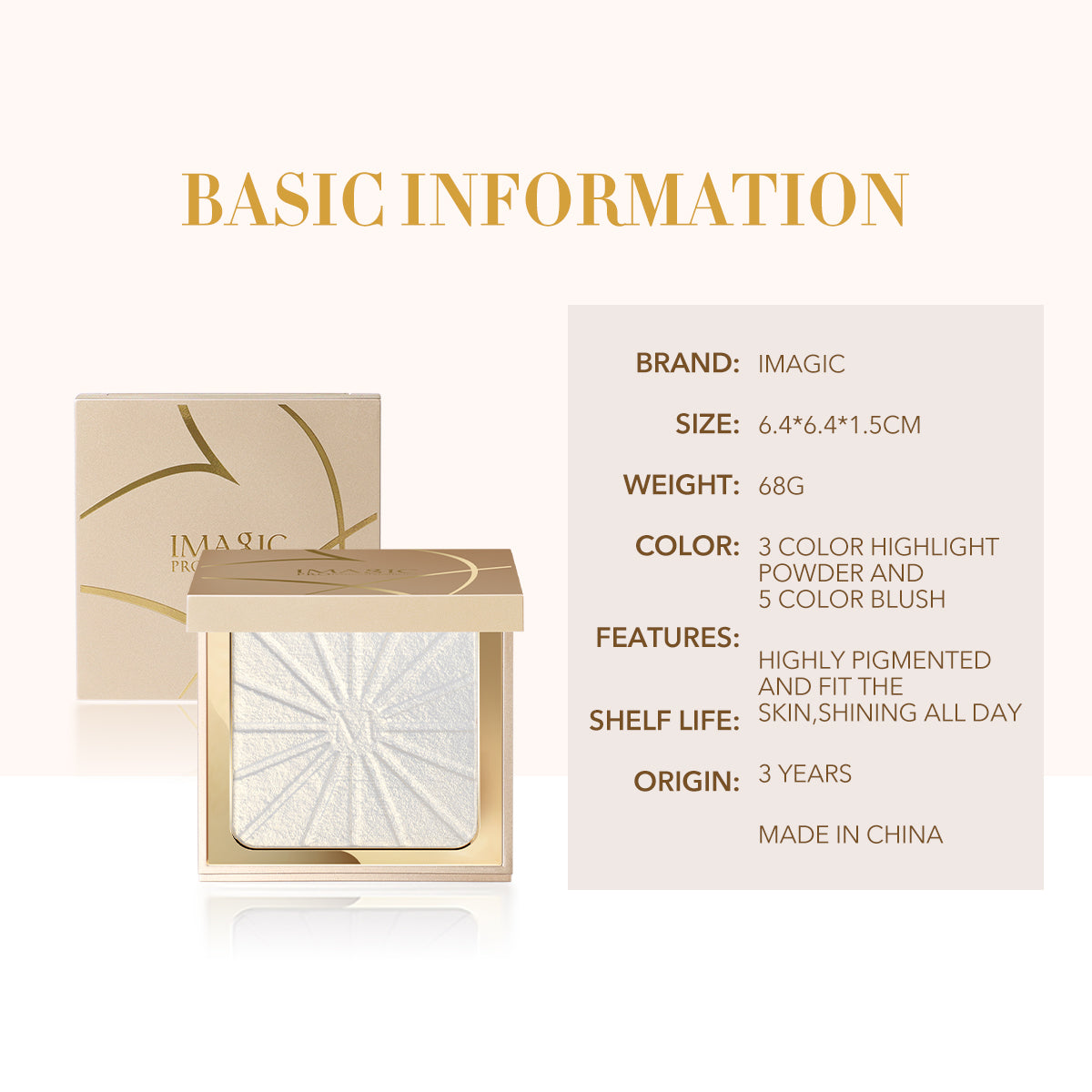 IMAGIC LOVER's HUG HIGHLIGHTER AND BLUSHER (FA-130)