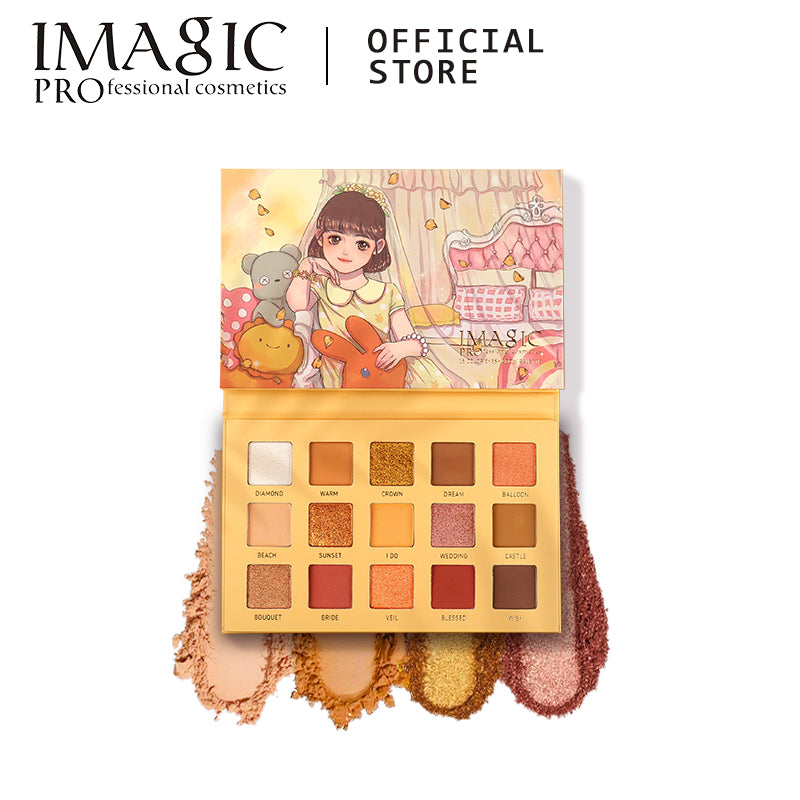 IMAGIC 15 COLOR PINK SWEET GIRL EYESHADOW PALETTE