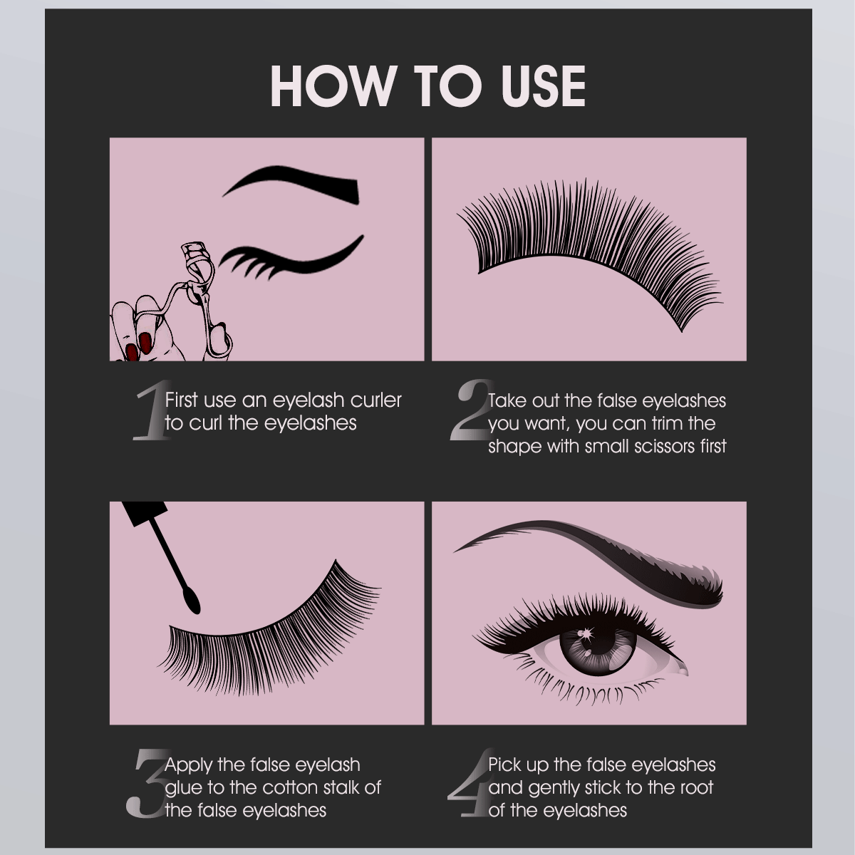 IMAGIC 10PAIRS OF 3D EYELASHES