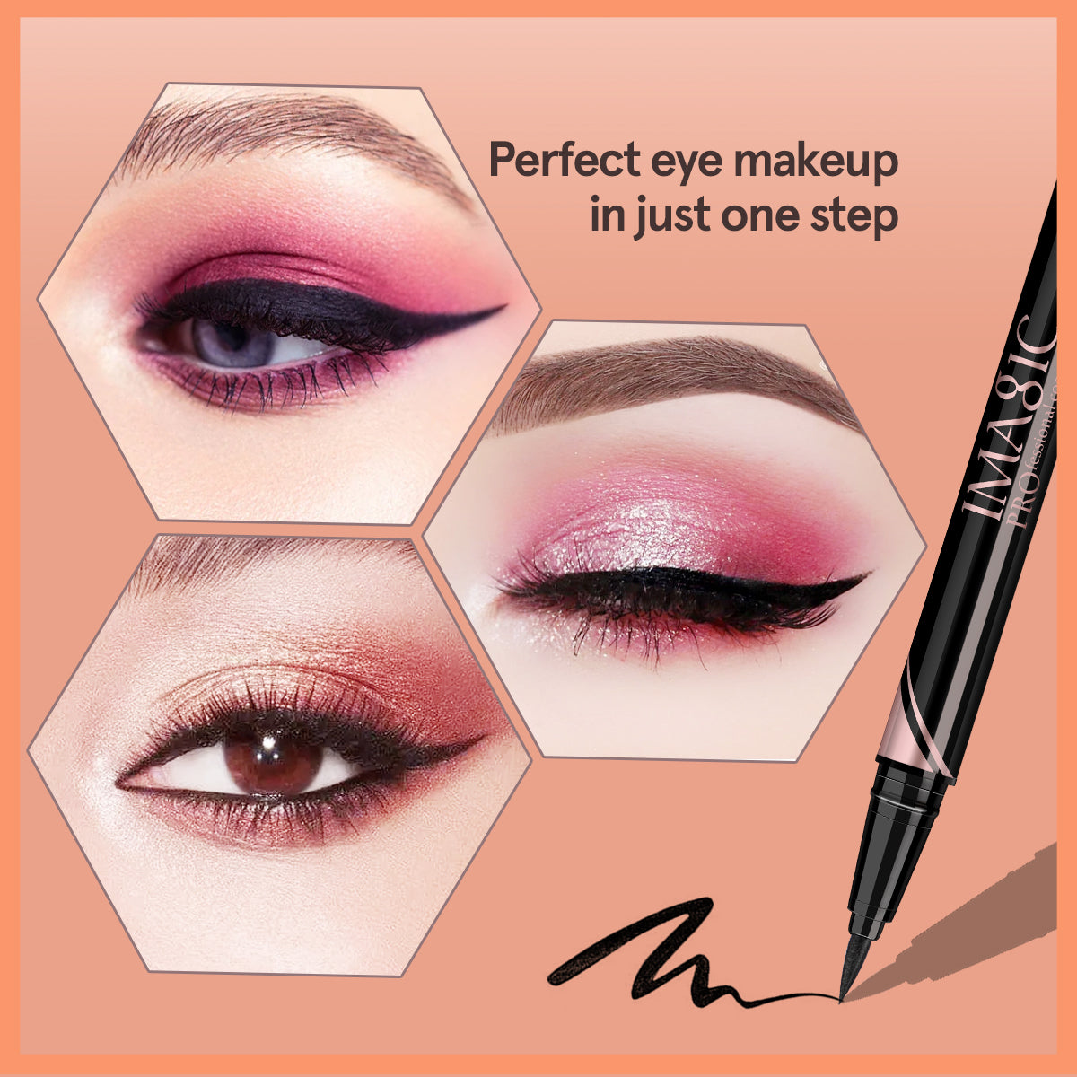 IMAGIC NEW WATERPROOF LIQUID EYELINER (EY-338)