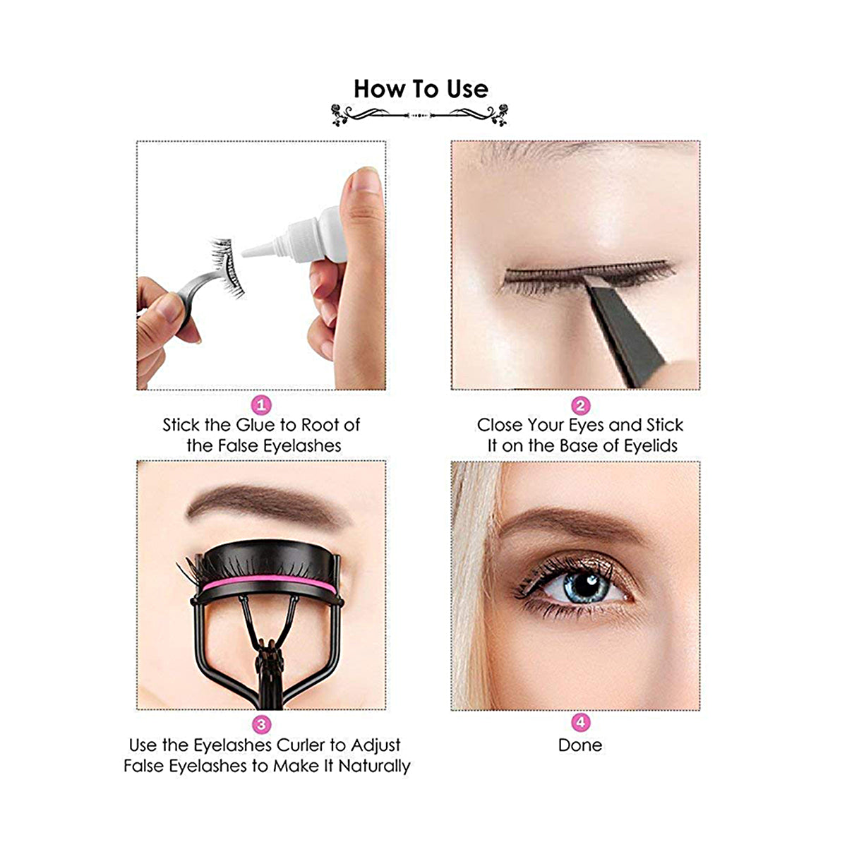 IMAGIC PINK EYELASH CURLER