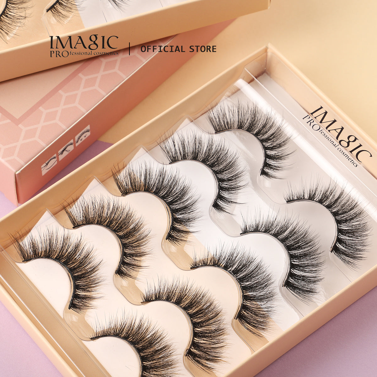 IMAGIC 5 PAIRS OF 3D FIBER EYELASHES