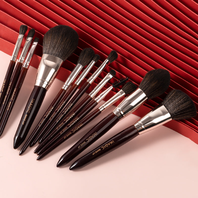 IMAGIC 12 PCS BRUSH SET WITH ZIPPER BAG