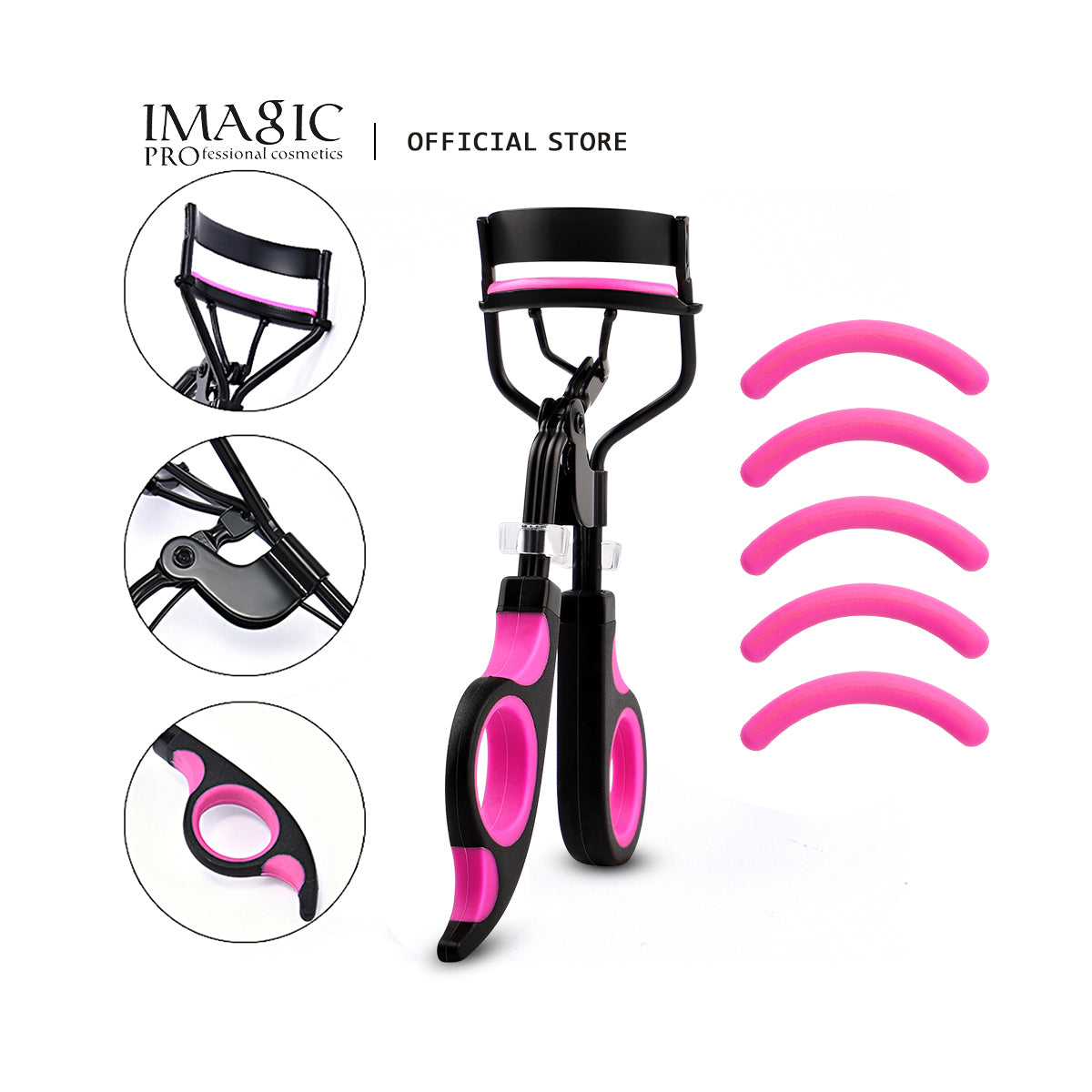 IMAGIC PINK EYELASH CURLER