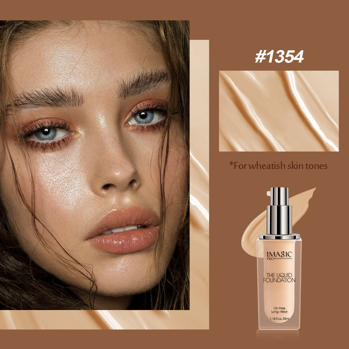 IMAGIC OIL FREE LONG WEAR LIQUID FOUNDATION (FA-135)